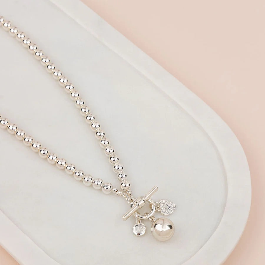 LillyCo Short Ball Necklace L1753