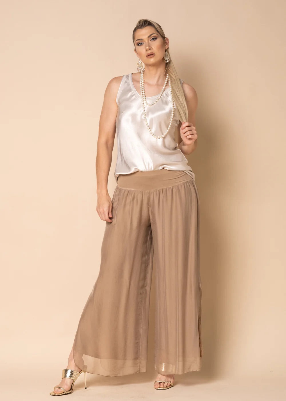 Imagine Gia Silk Pants 10MM2184