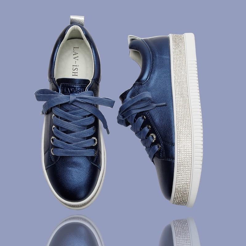 Lavish LVSNKLUX Luxury Crystal Sneakers