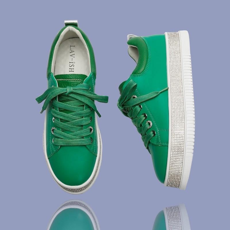Lavish LVSNKLUX Luxury Crystal Sneakers