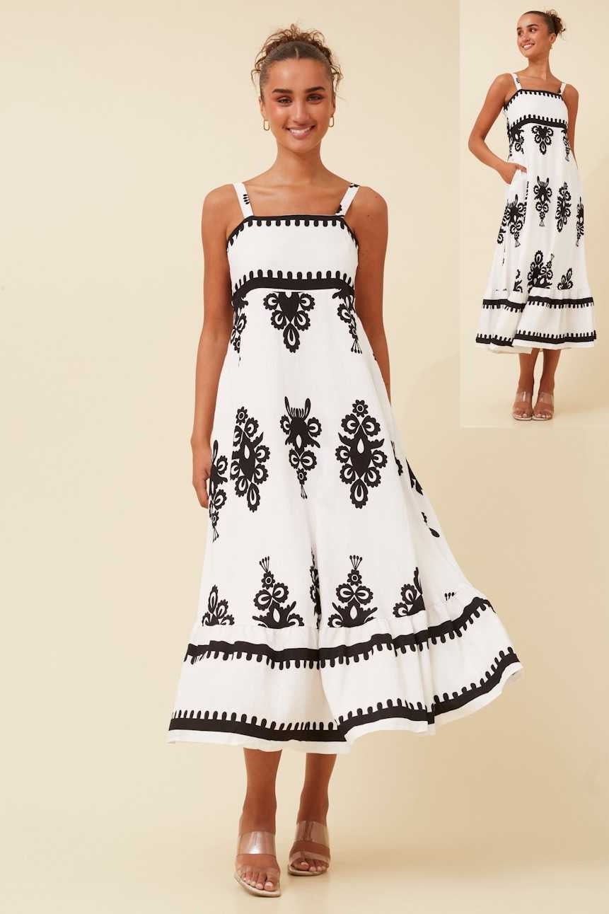 Caroline Morgan Slvless Maxi Dress D522309