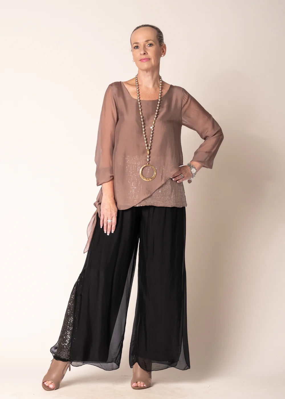 Imagine Silk Top Heathie 10IM7295
