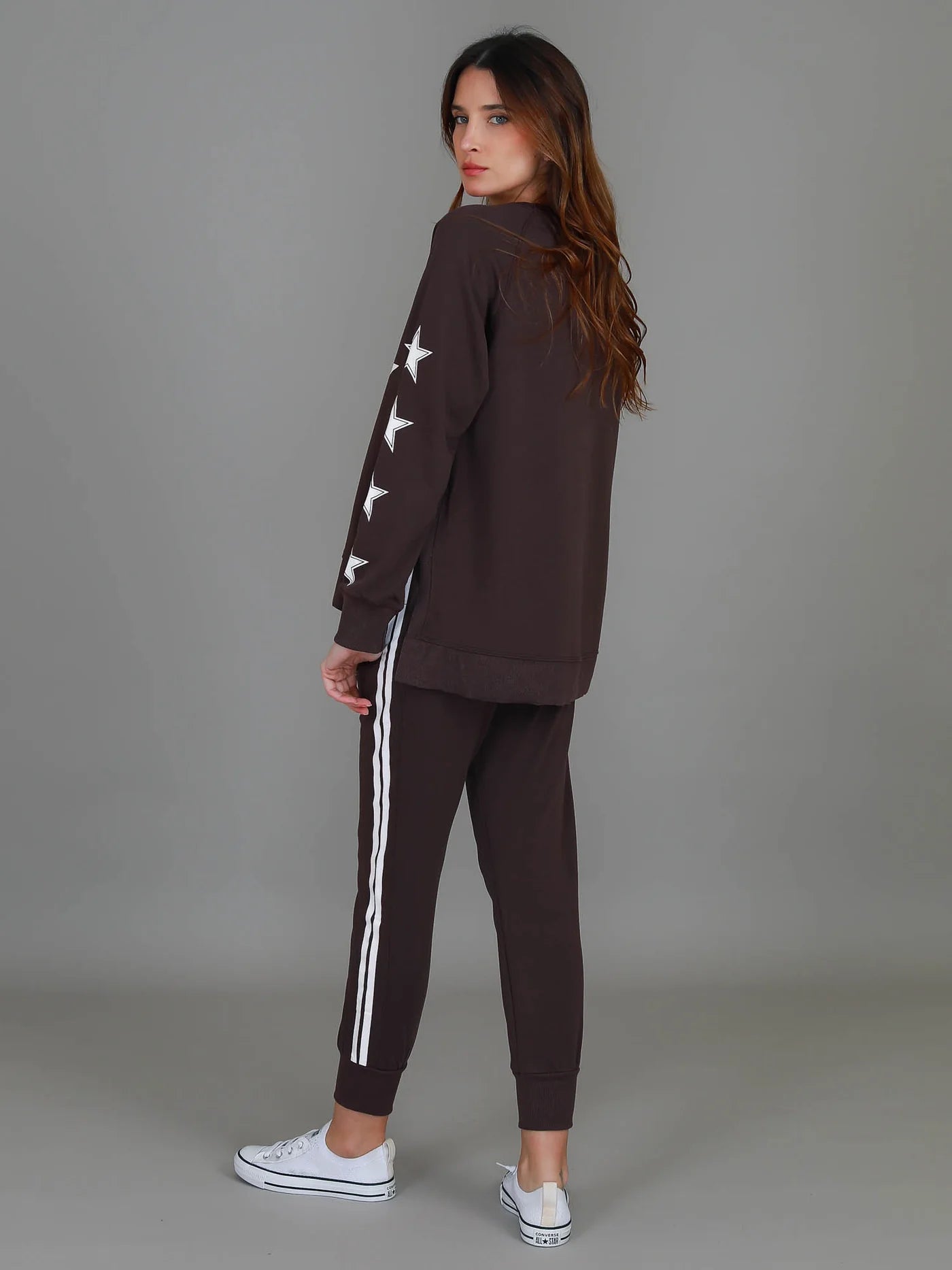 3RD Story Kate Leopard/Star Sweatshirt 1187-1355