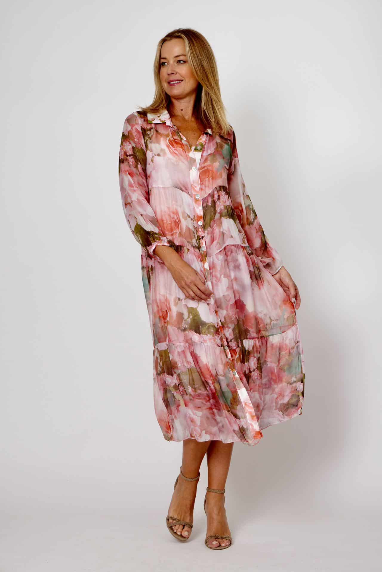 La Strada Button Up Dress LSD24-419