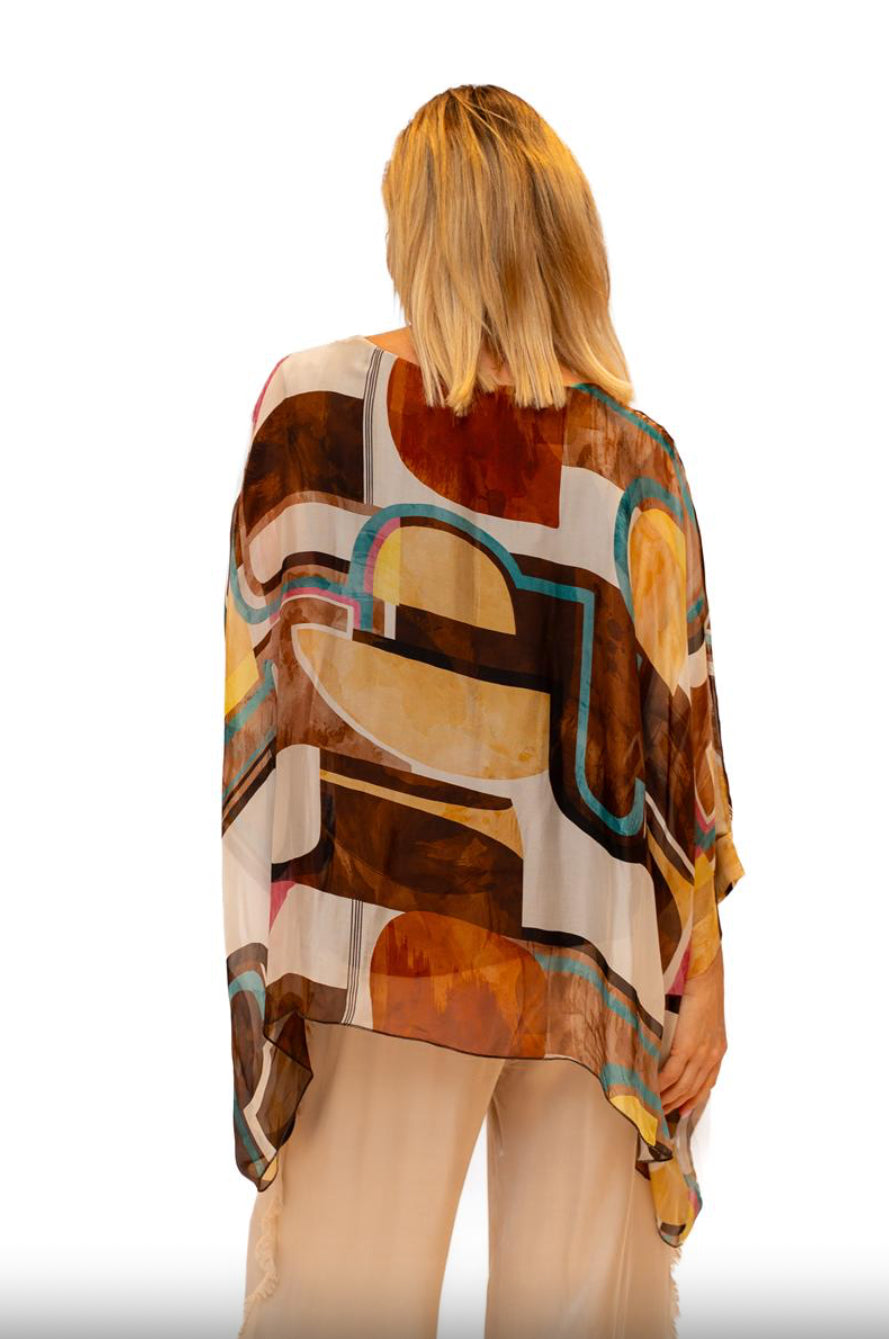 Italian Closet Mondi Silk Top 1029