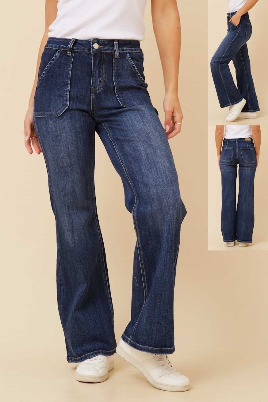 Infinity Denim Bootleg Jeans P733134
