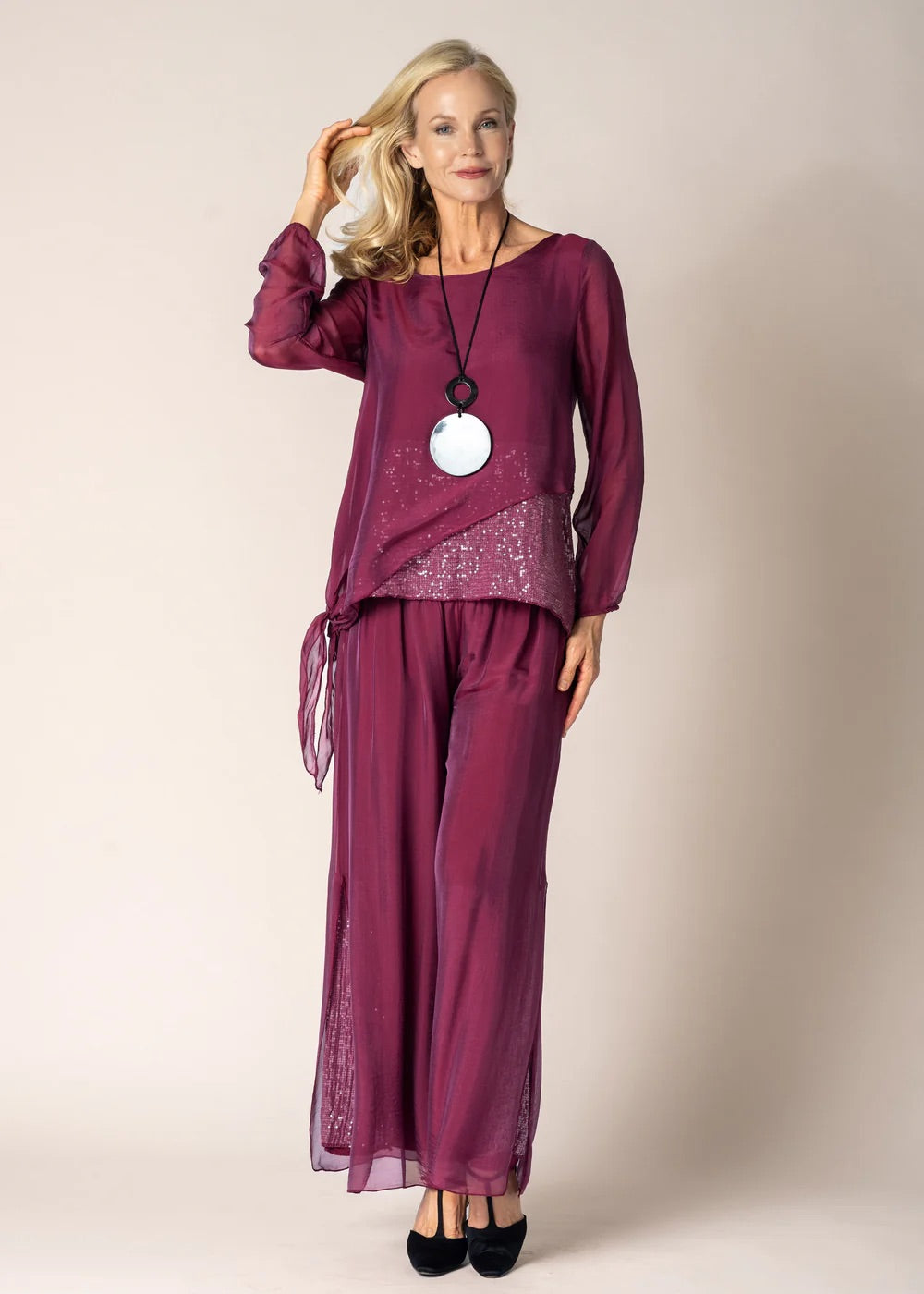 Imagine Silk Top Heathie 10IM7295