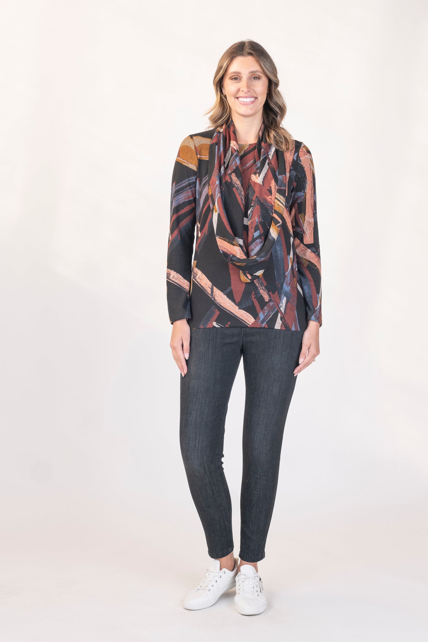 Renoma Top & Scarf 0604