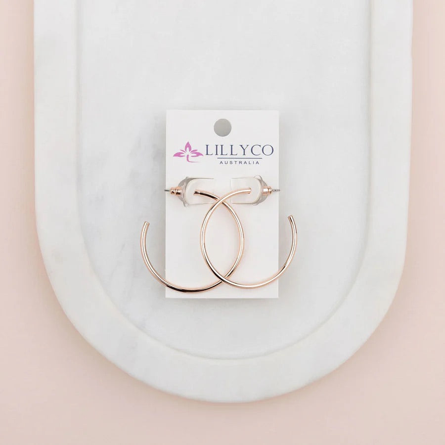 LillyCo Thin Hoop Earrings 339