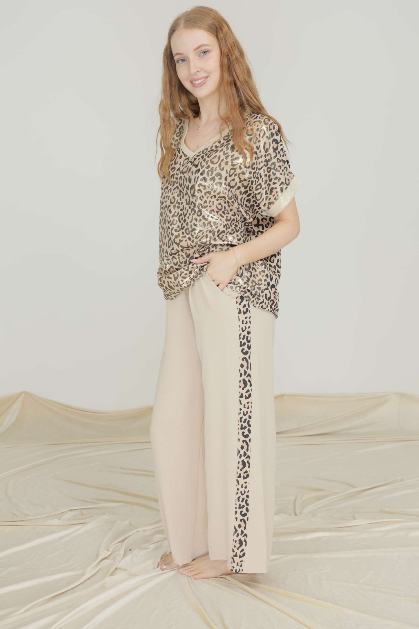 Wednesday Lulu Leopard Pants 661