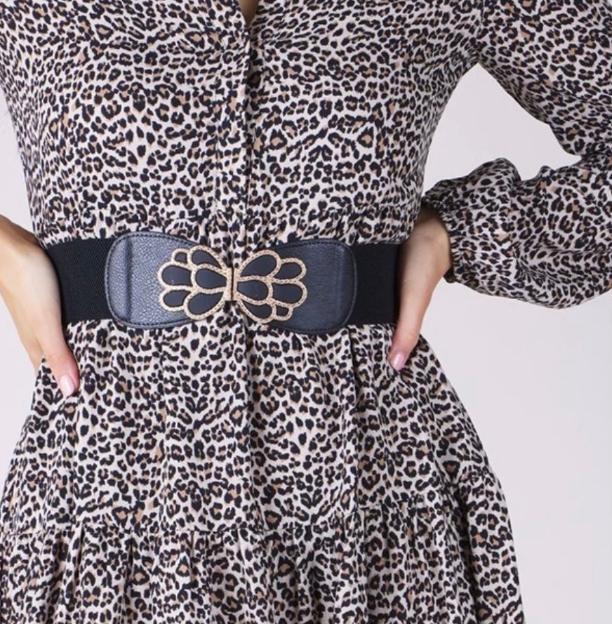Caroline Morgan Stretch Buckle Belt