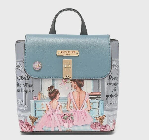 Nicole Lee Double Queens 3 PIECE SET (Shopper, Backpack, Pouch)
