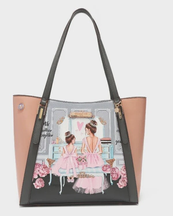 Nicole Lee Double Queens 3 PIECE SET (Shopper, Backpack, Pouch)