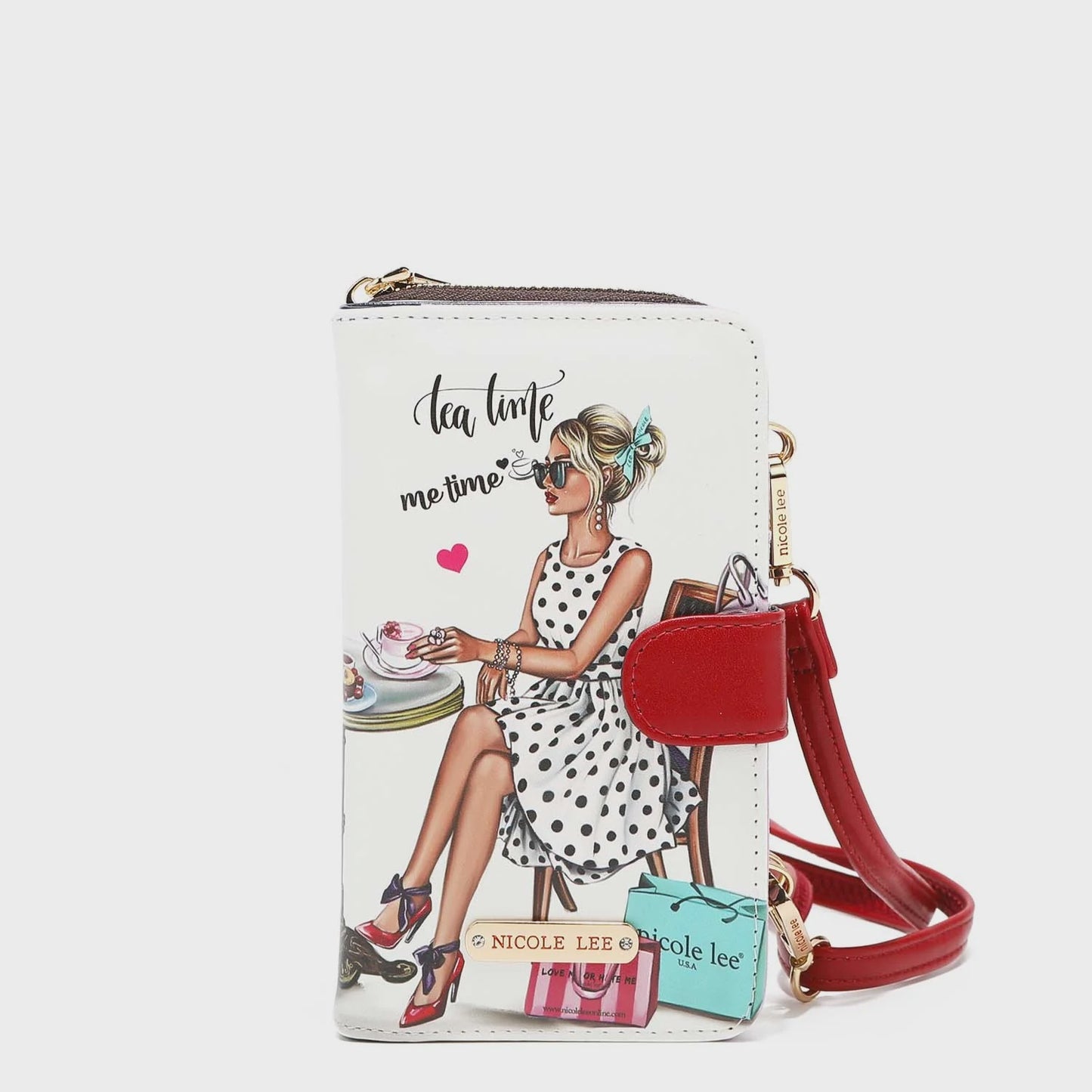 Nicole Lee 2 Piece Phone case crossbody wallet PRT7301