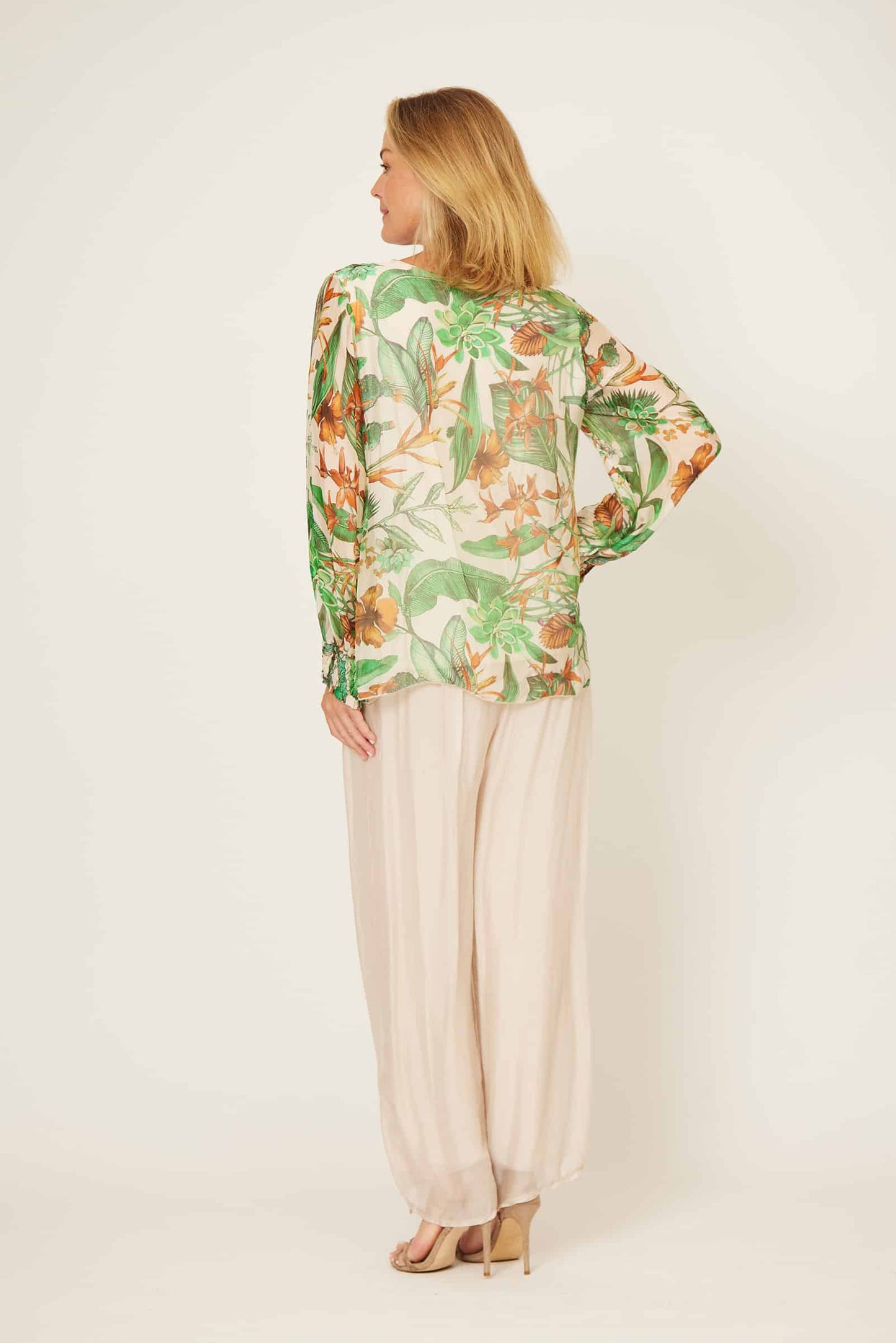 La Strada Silk Blended Pants LSP21-255A