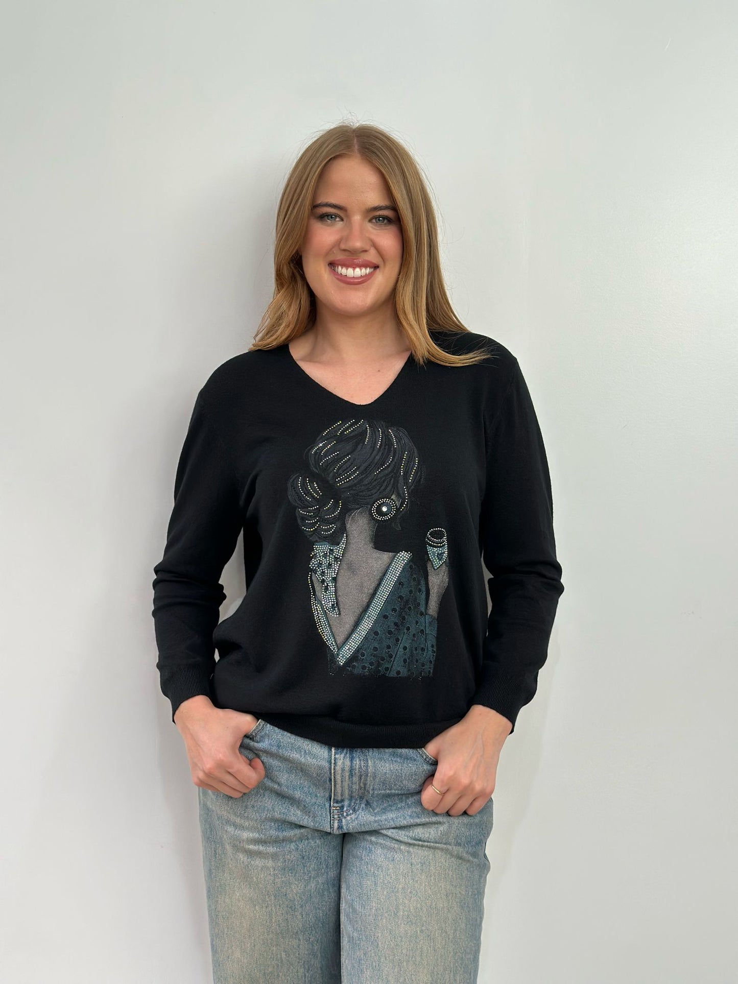 Sambara Diamanté Girl Knit KNTB1838