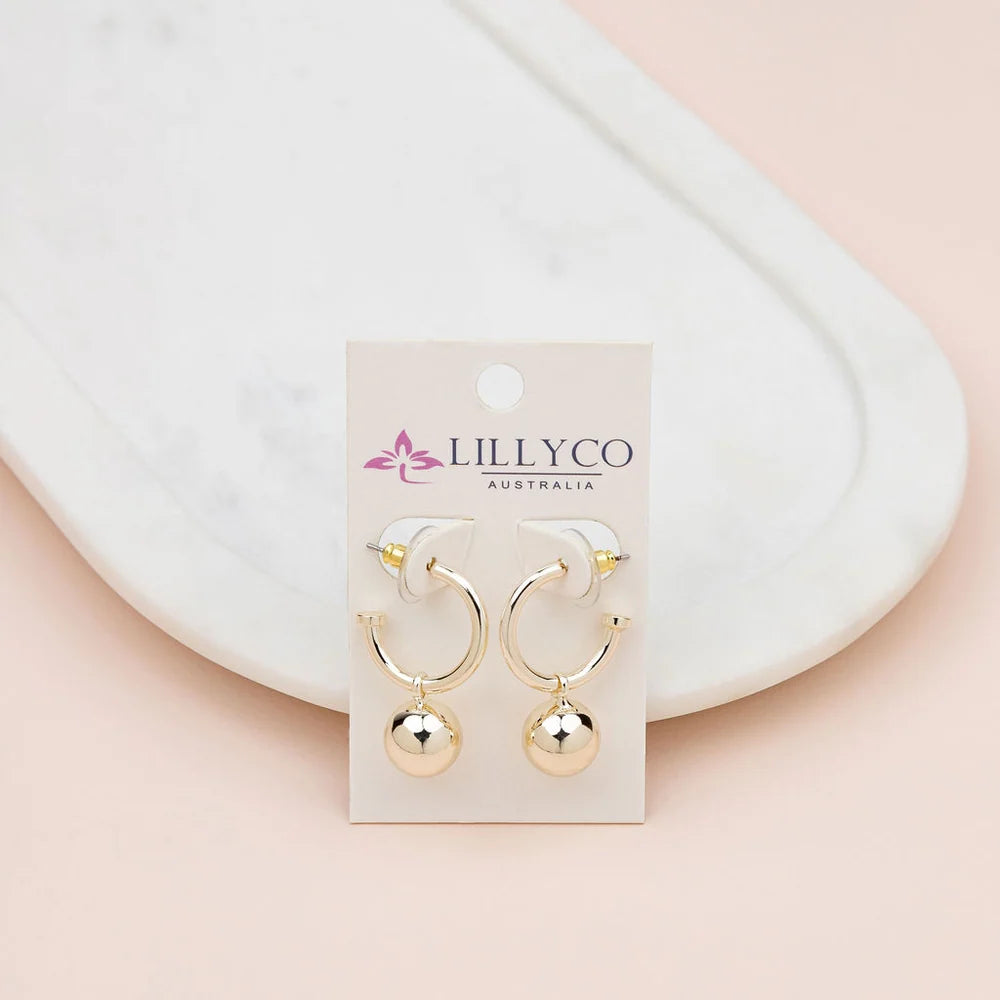 LillyCo Ball Earrings SC112E