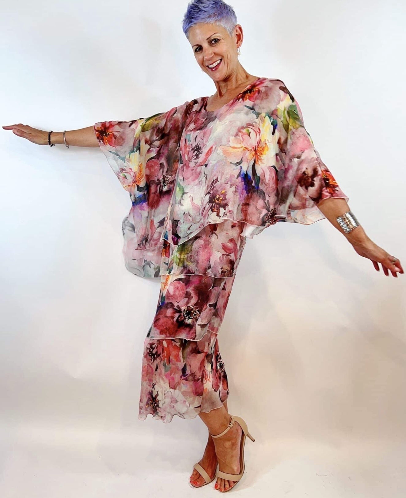 La Strada multi layers dress LSD23-201