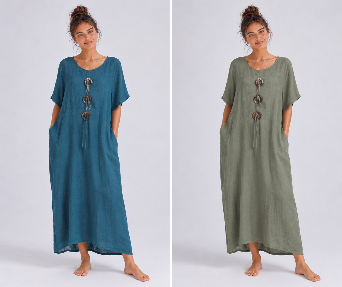 Wednesday Lulu Linen Dress 25072