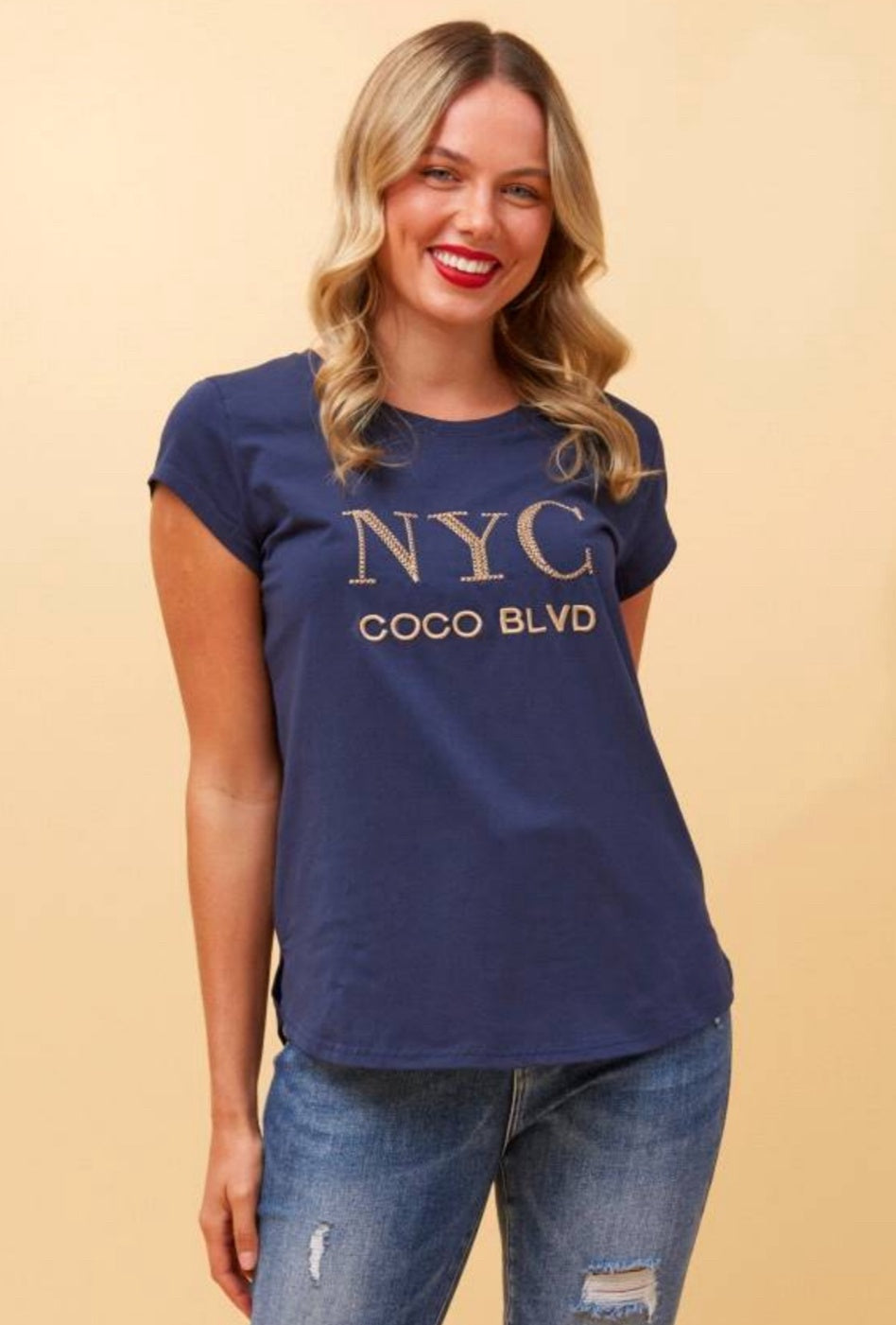Caroline Morgan NYC tee t515769