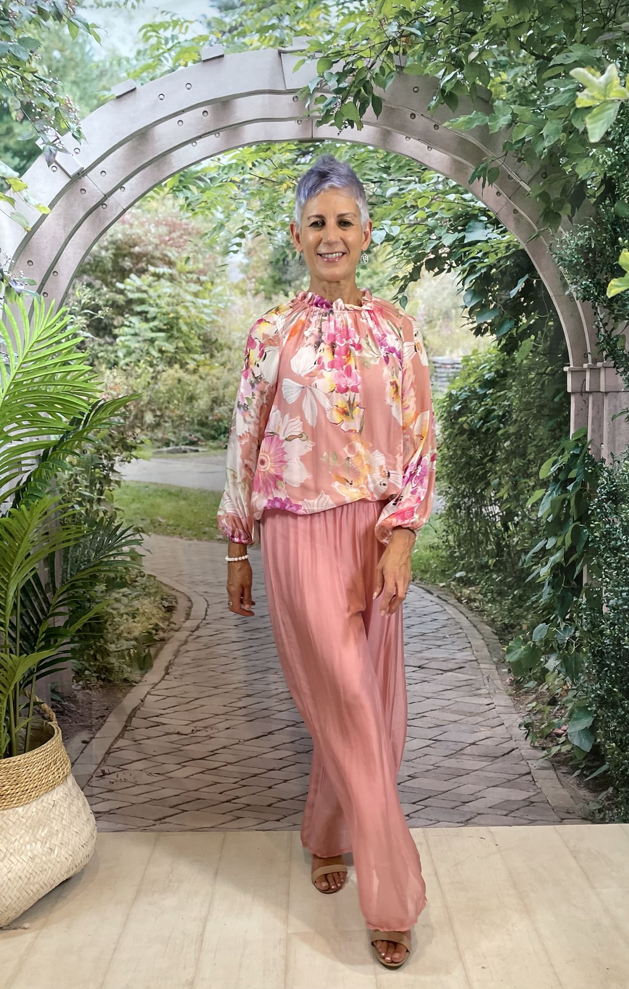 La Strada Silk Blended Pants LSP21-255A