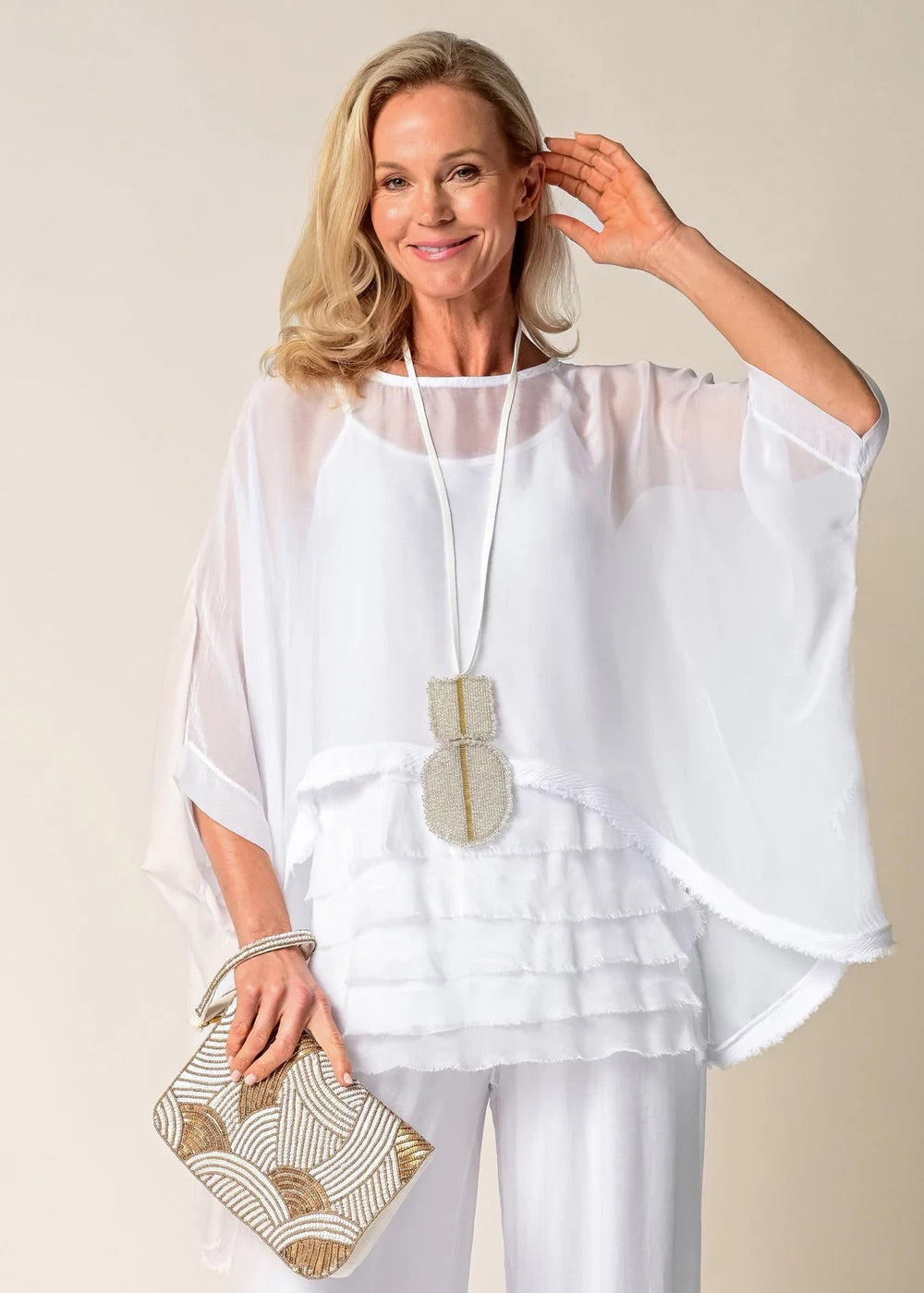 Imagine Farah Silk Top 10IM7085