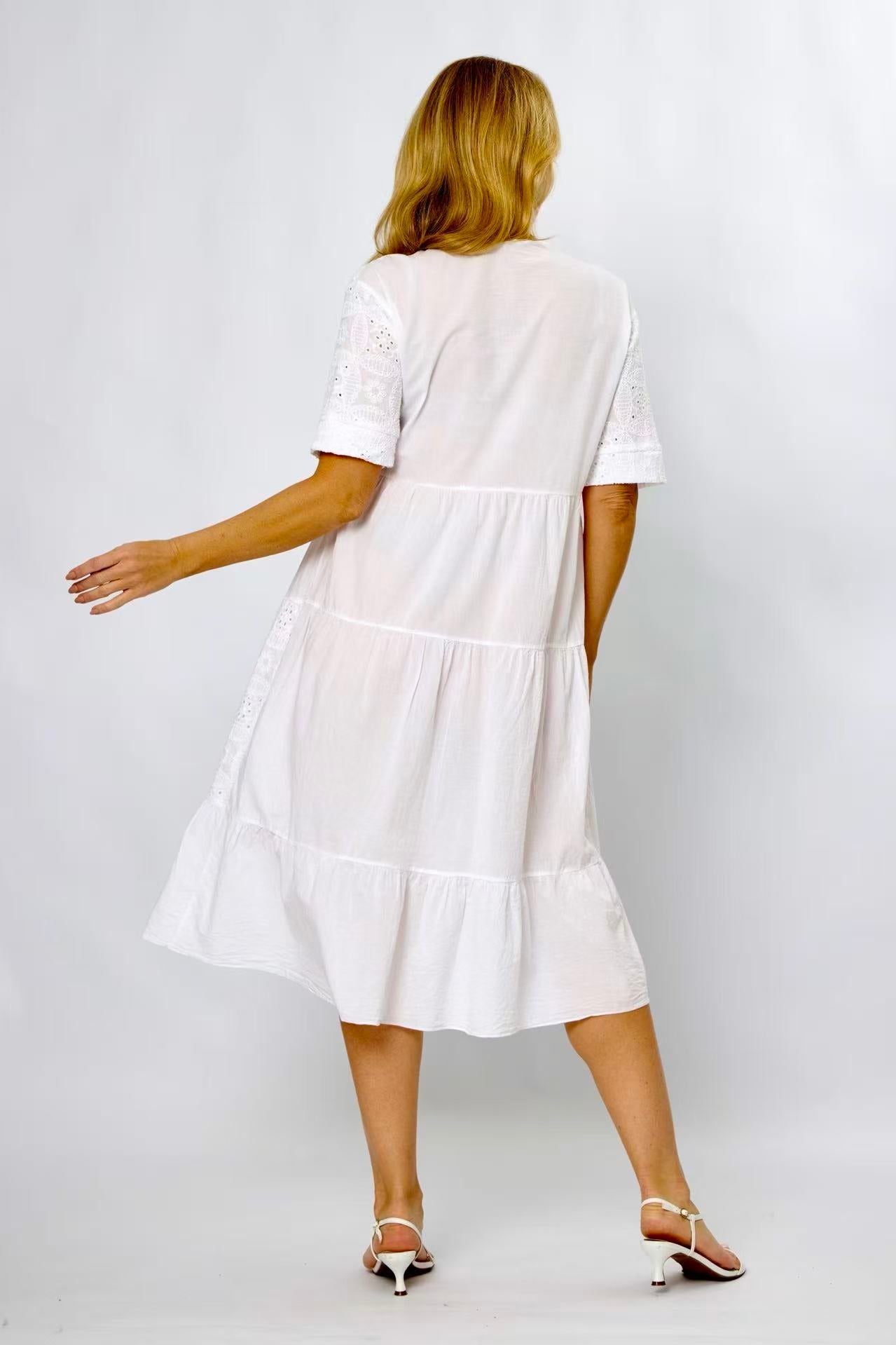 La Strada Broderie Anglaise Dress LSD25-583