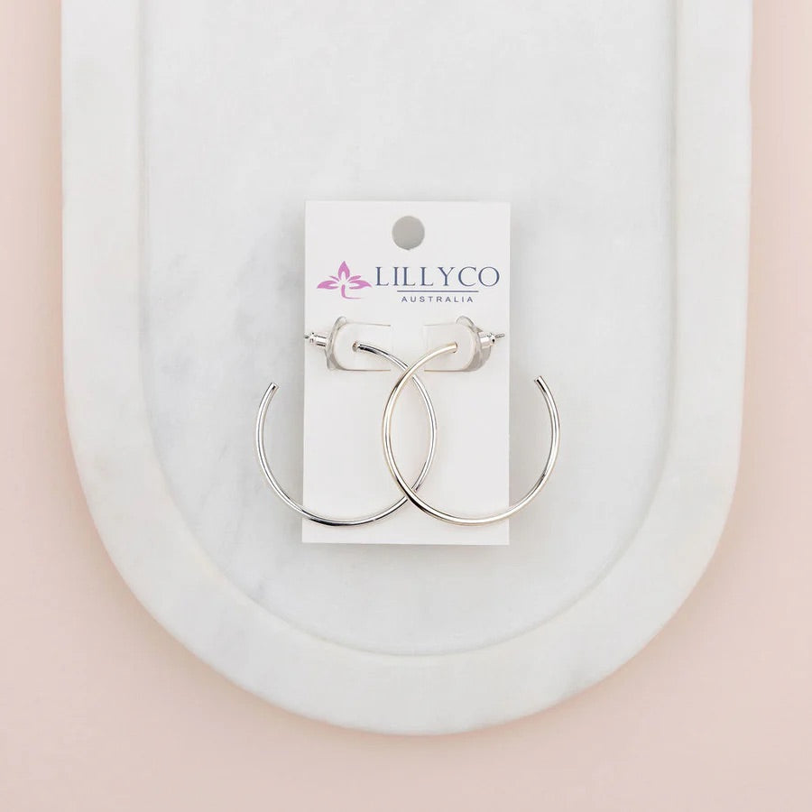 LillyCo Thin Hoop Earrings 339