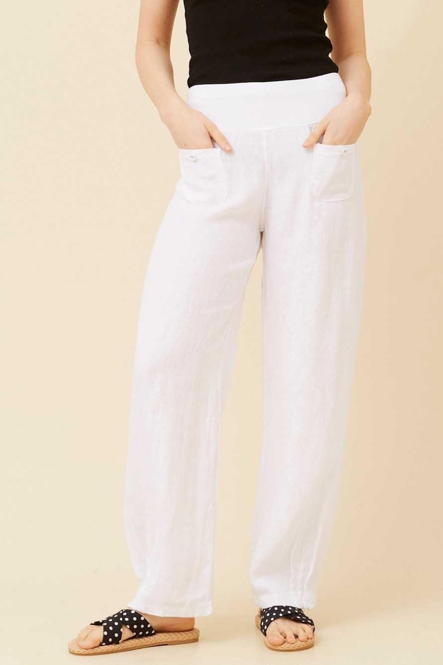 Bottega Moda Linen Pant P520428
