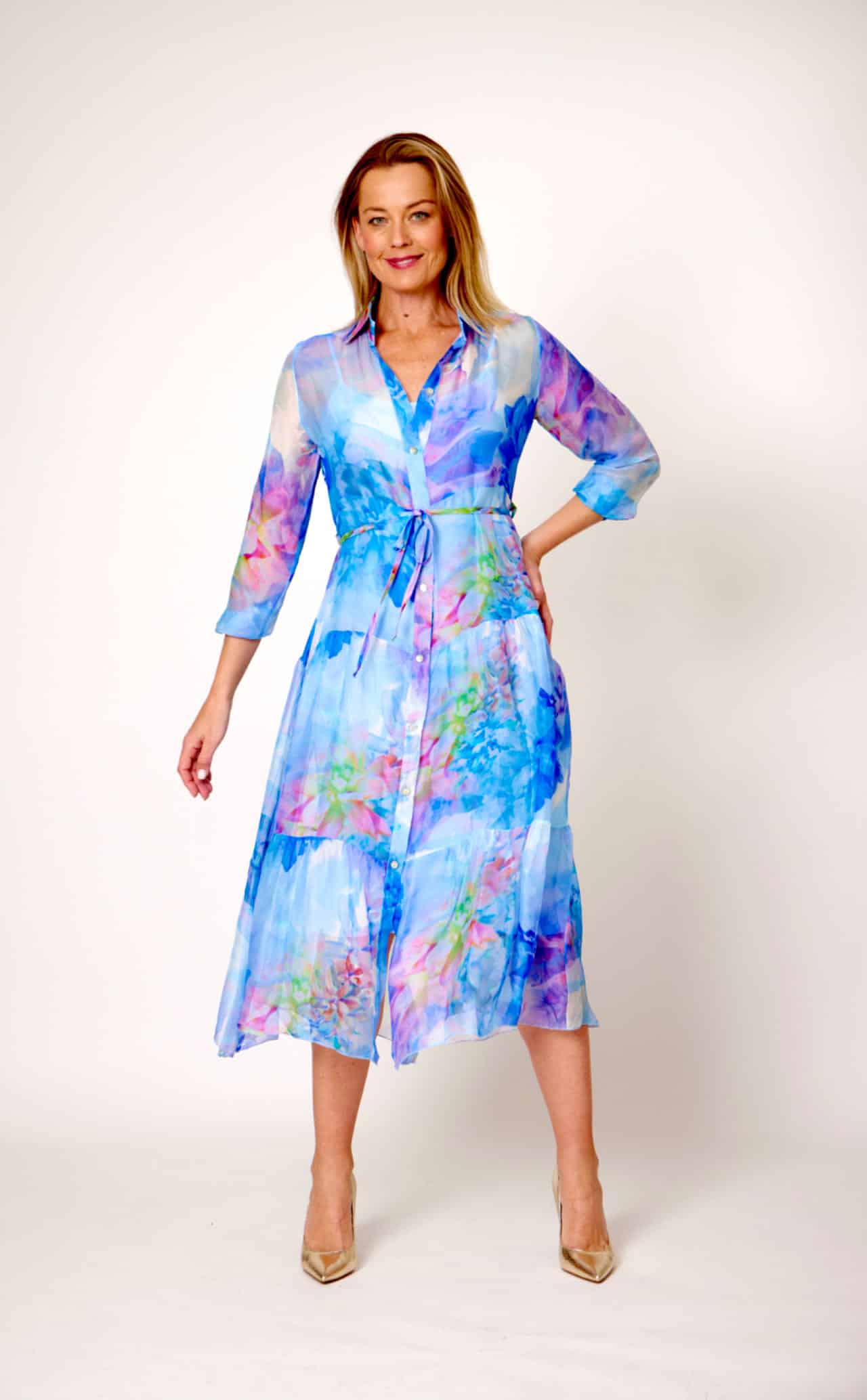 La Strada Button Up Dress LSD24-419
