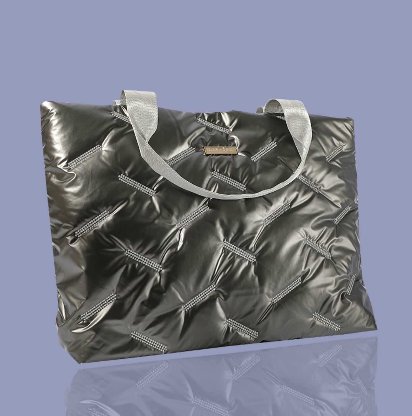 Lavish Puff Glow & Go Tote LVSANDY