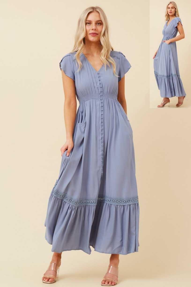 Caroline Morgan Maxi Dress D509360