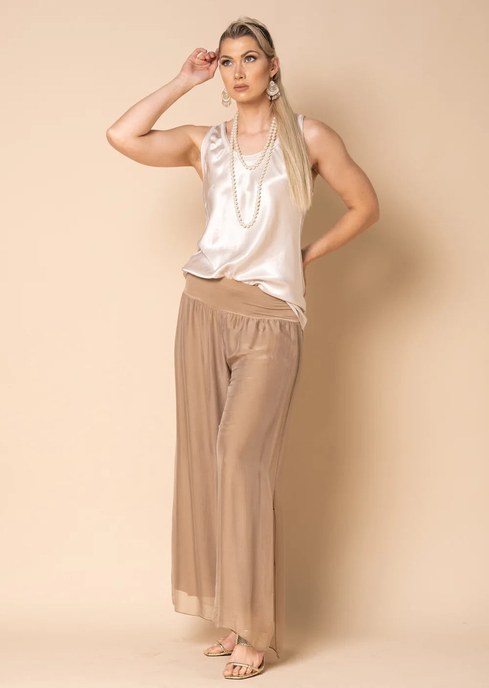Imagine Gia Silk Pants 10MM2184