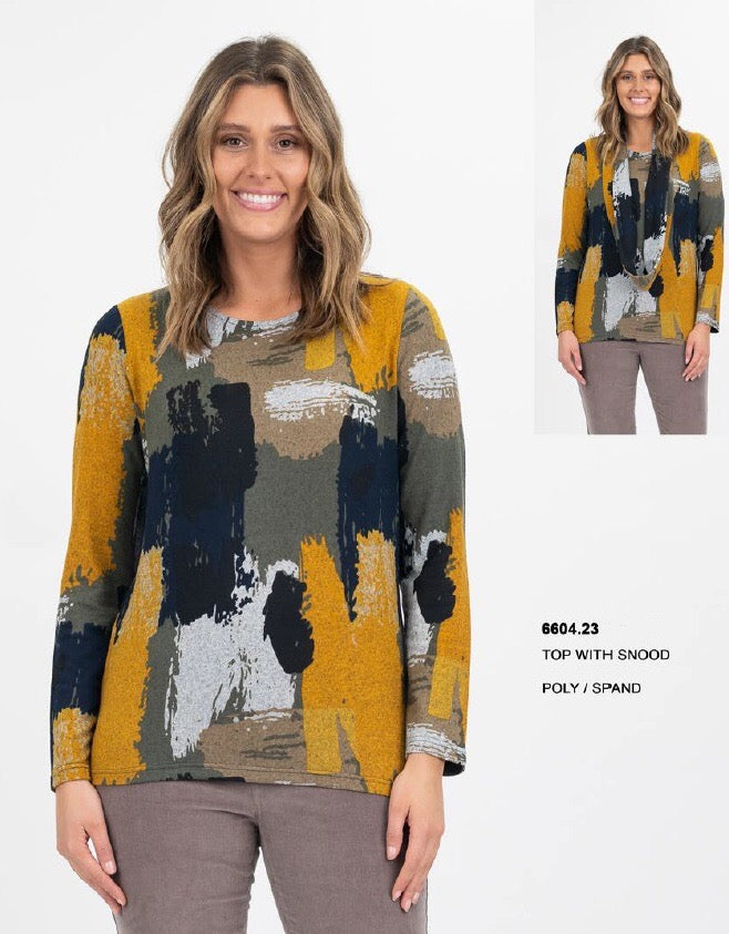 Renoma Top with Scarf 6604