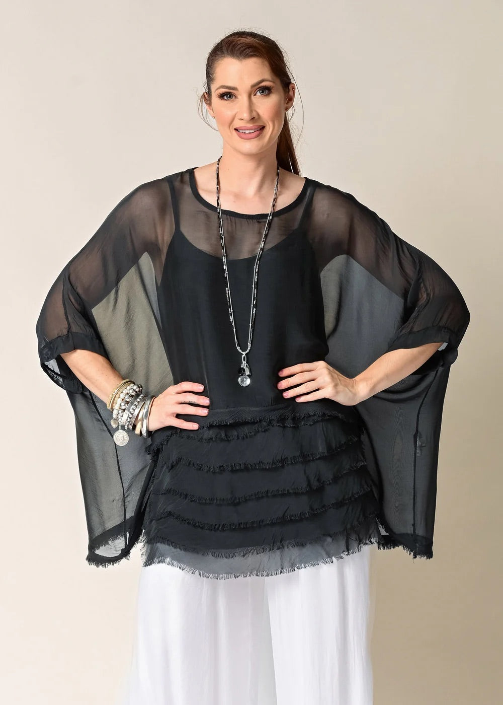 Imagine Farah Silk Top 10IM7085