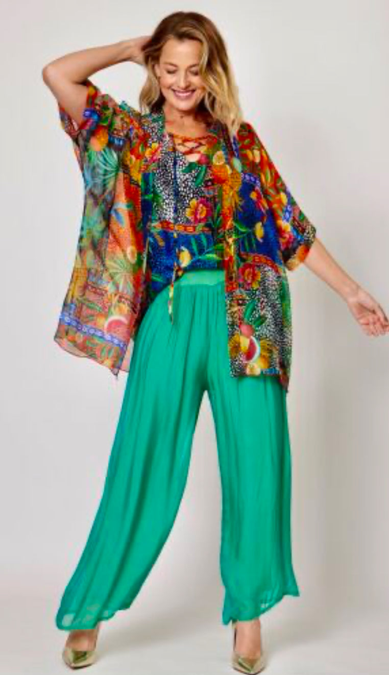 La Strada Silk Blended Pants LSP21-255A