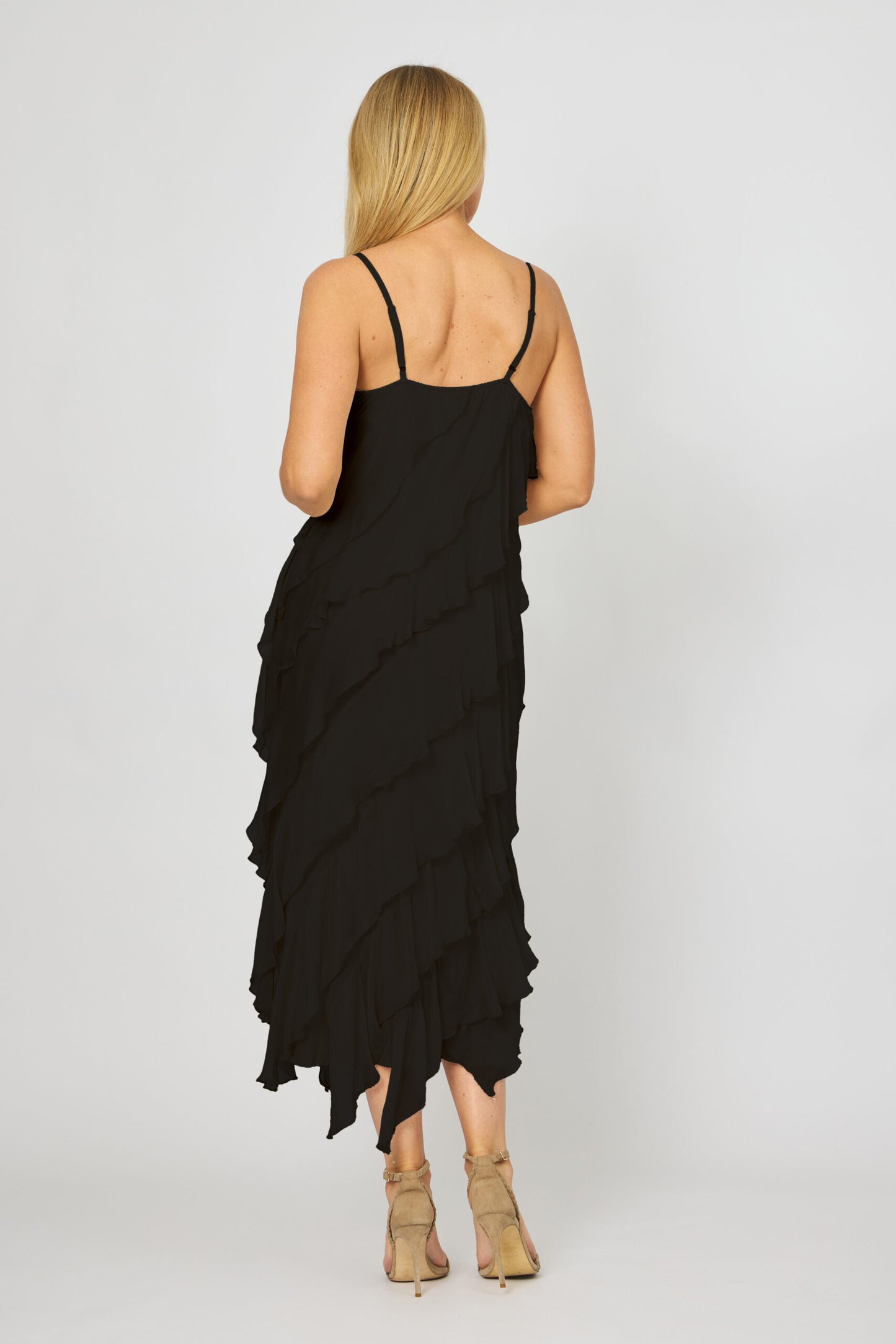 La Strada Ruffled Bias Dress LSD25-100