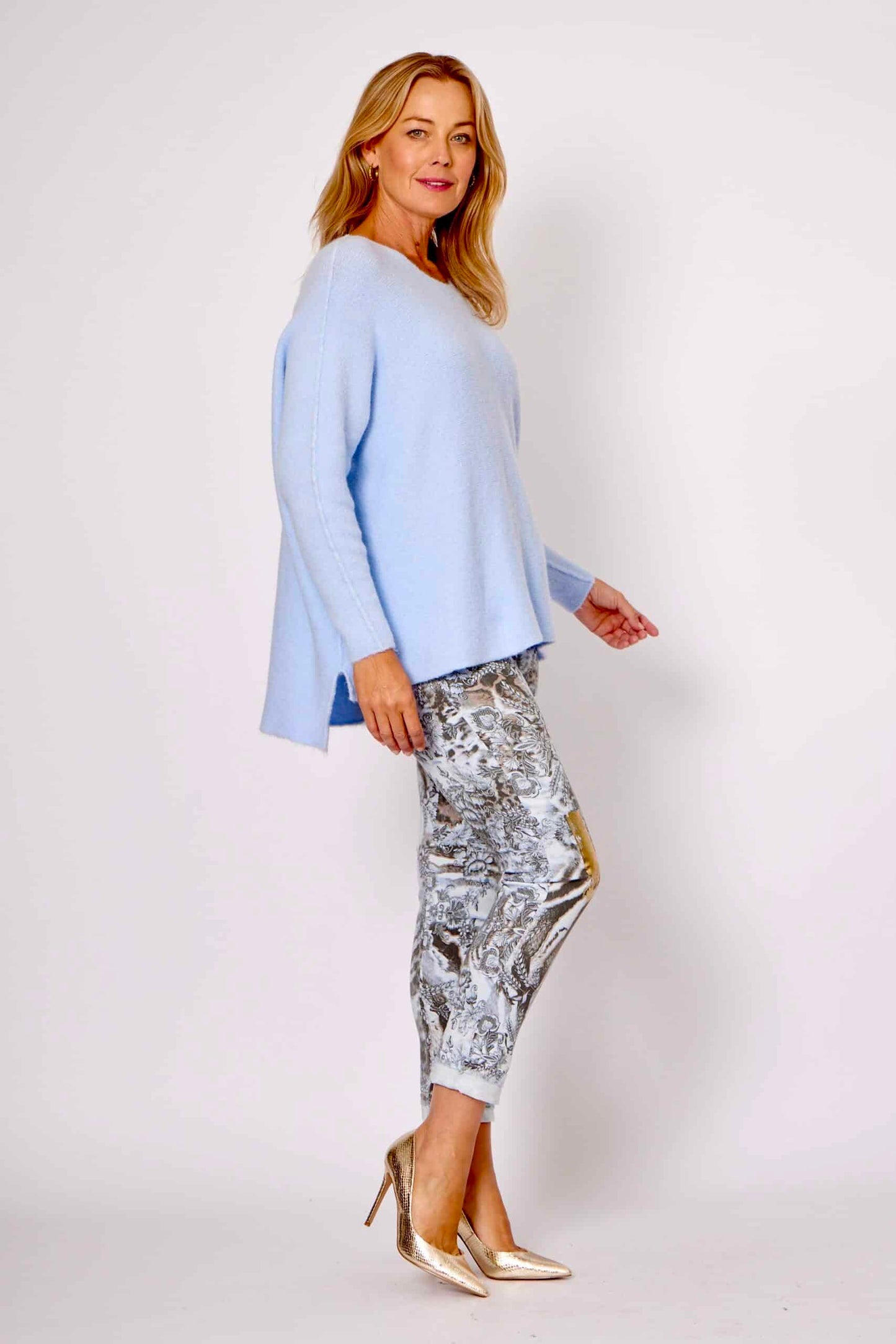 La Strada Printed Pants LSP25-460-1