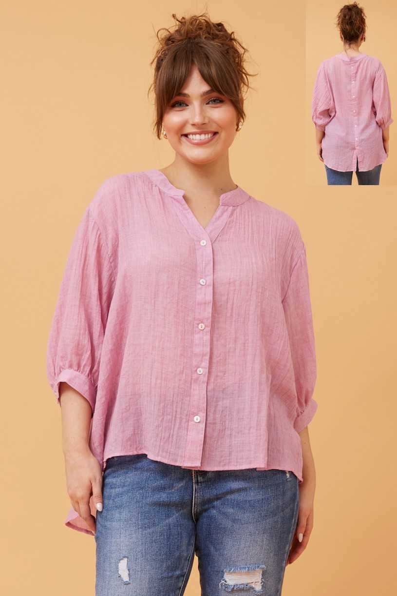 Caroline Morgan Button Back Shirt T511586