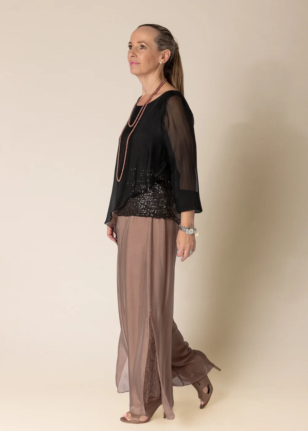Imagine Silk Top Heathie 10IM7295