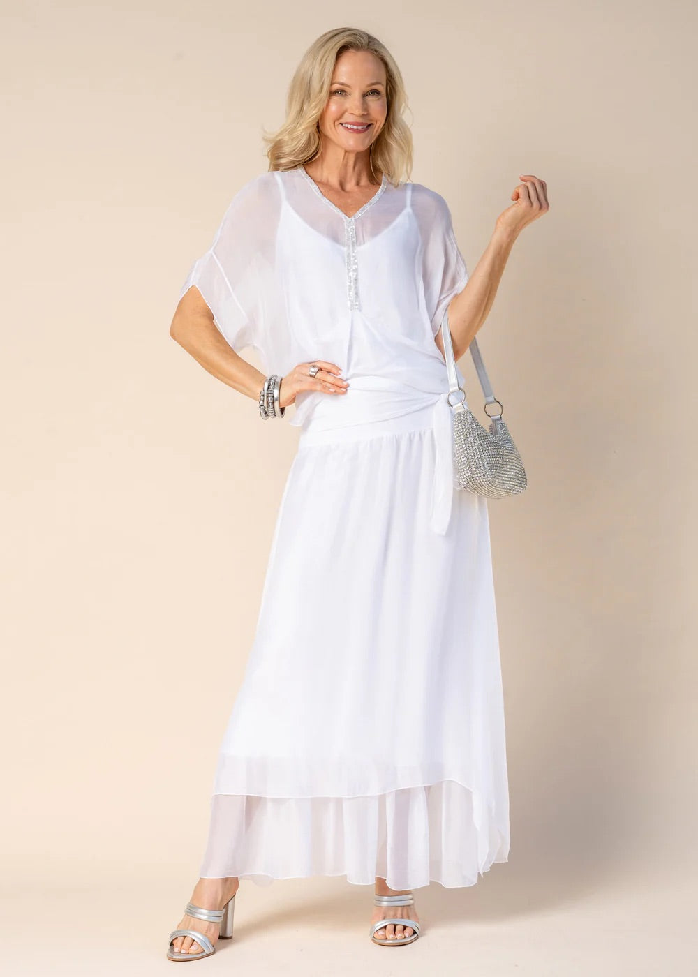 Imagine Fashion Jamila Silk Top 10IM7142