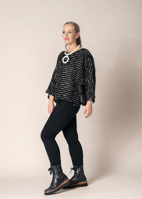 Naida Linen Top AIM6020