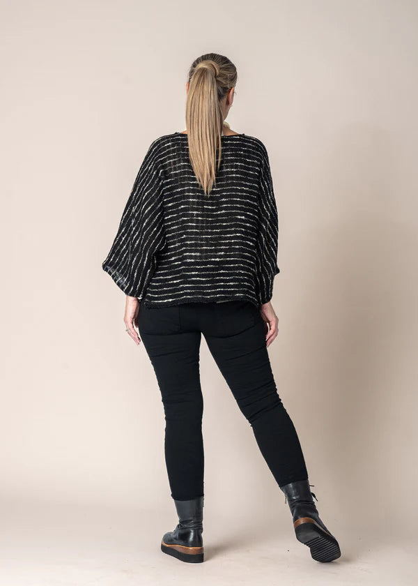 Naida Linen Top AIM6020
