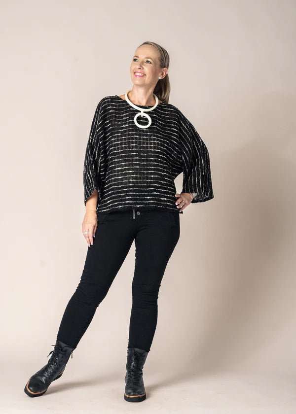 Naida Linen Top AIM6020