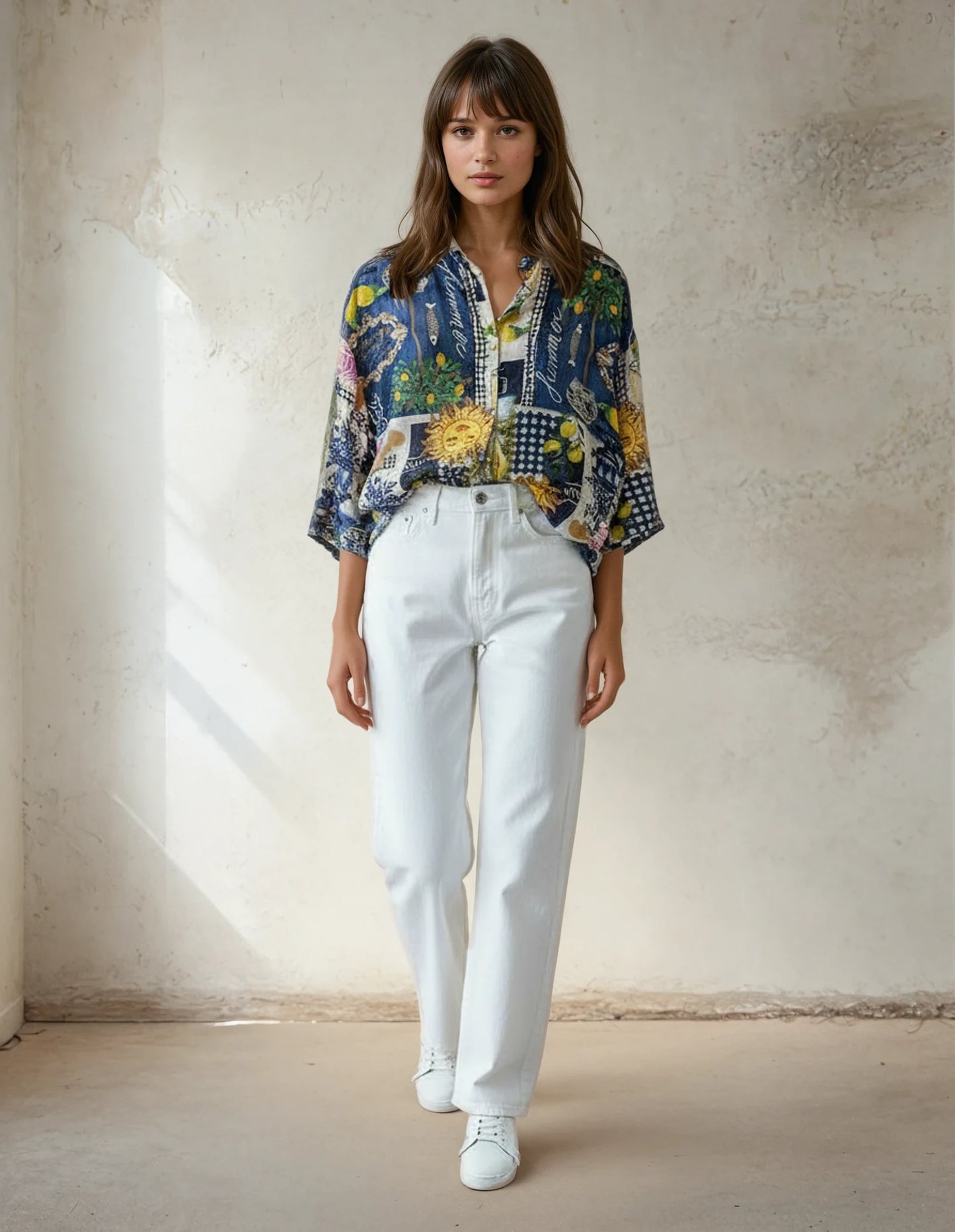 Amici Paradiso Silk Shirt AMSHMC168242