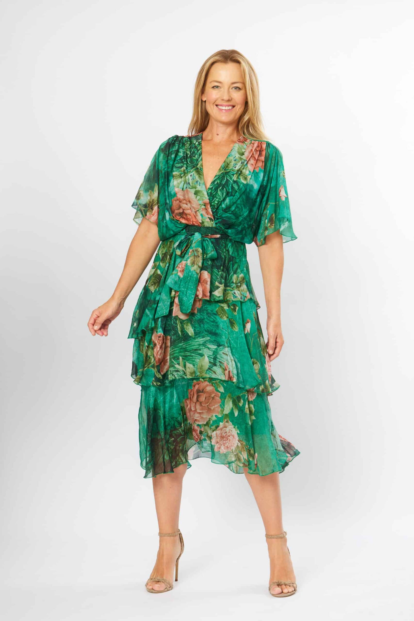 La Strada Layered Silk Dress LSD21-901