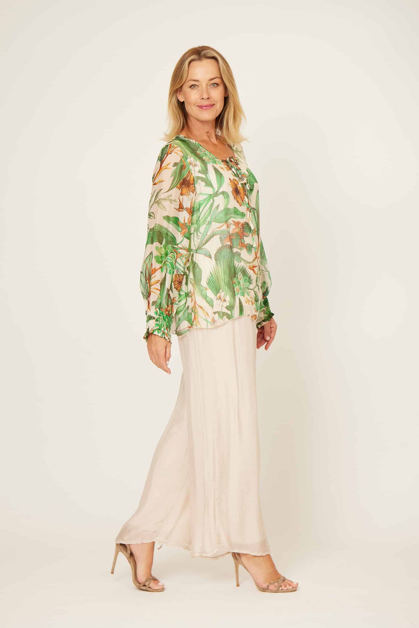 La Strada Silk Blended Pants LSP21-255A