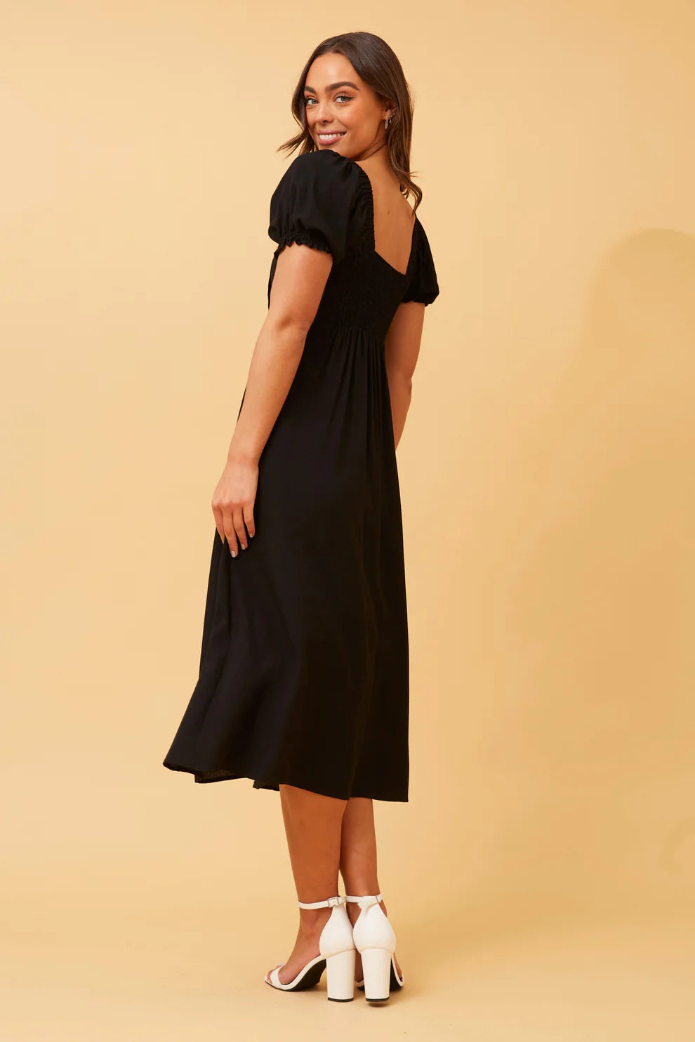 Caroline Morgan short sleeve dress D512961