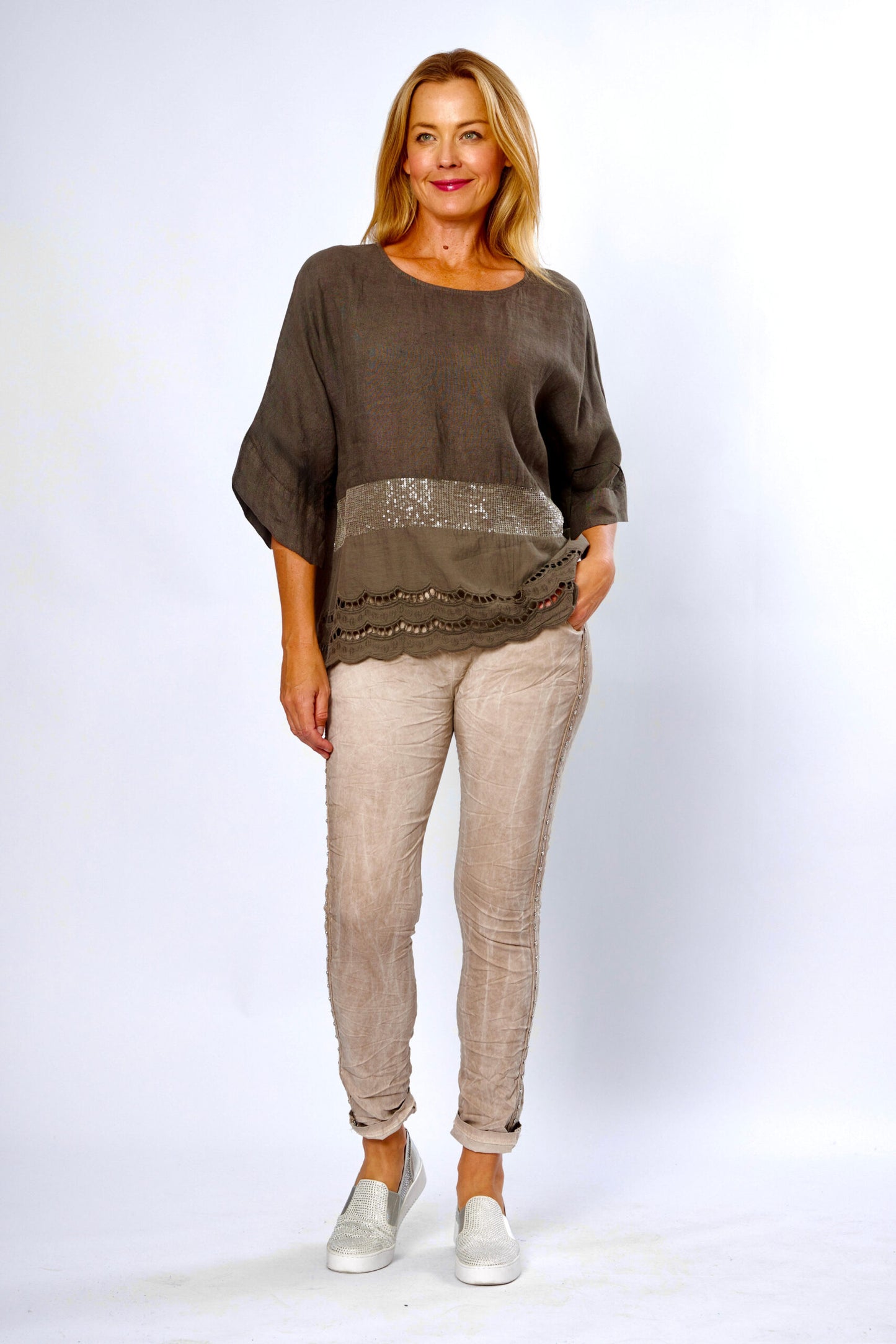 La Strada Diamanté Pant LSP25-466A
