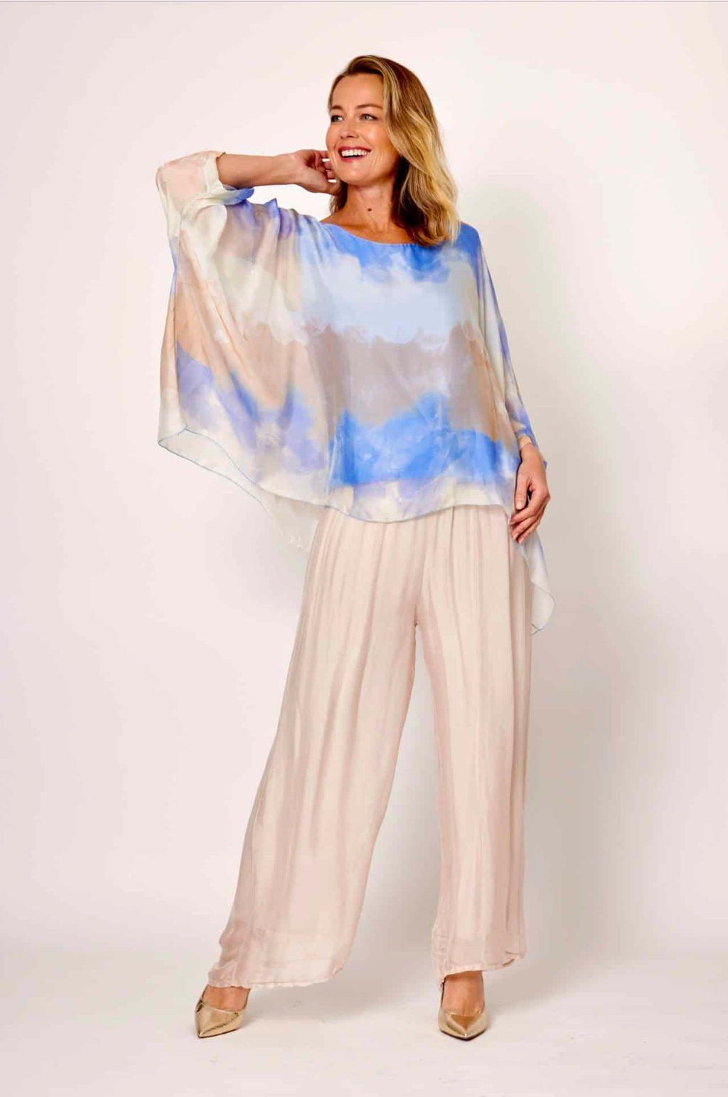 La Strada Silk Blended Pants LSP21-255A